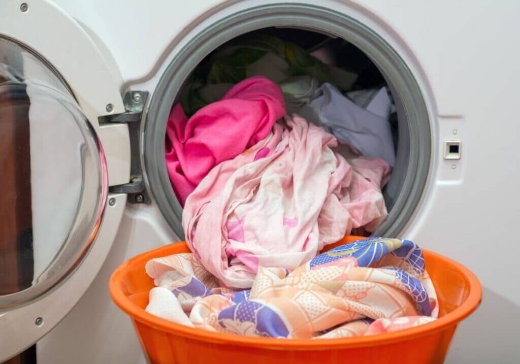 commercial laundry equipment with washing