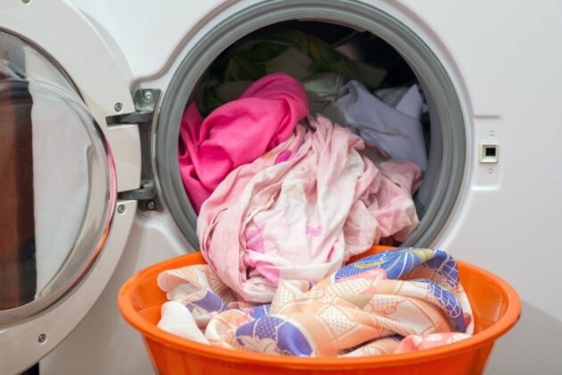 commercial laundry equipment with washing