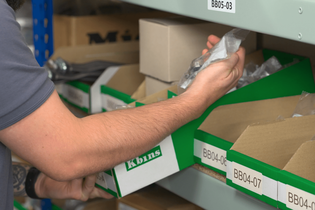 selecting items from the warehouse
