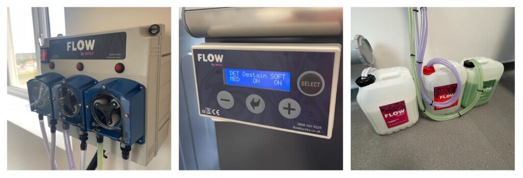 Wolf Laundry's auto dosing detergent system