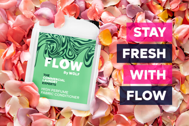 Fresh linen for hospitality with Flow Commercial Laundry Detergents