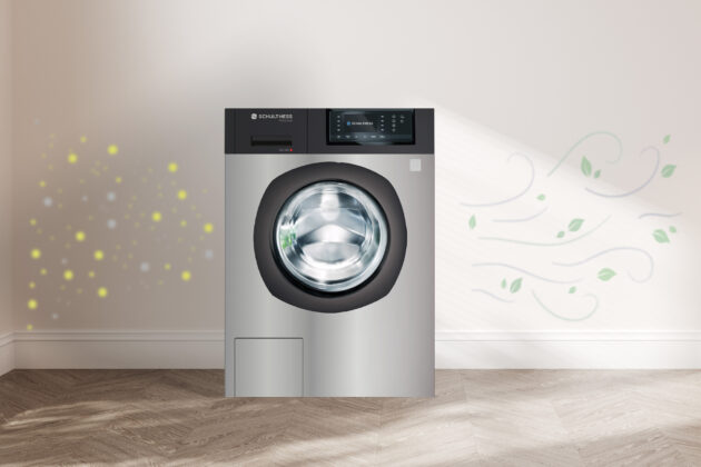 Pollen filter commercial washing machine
